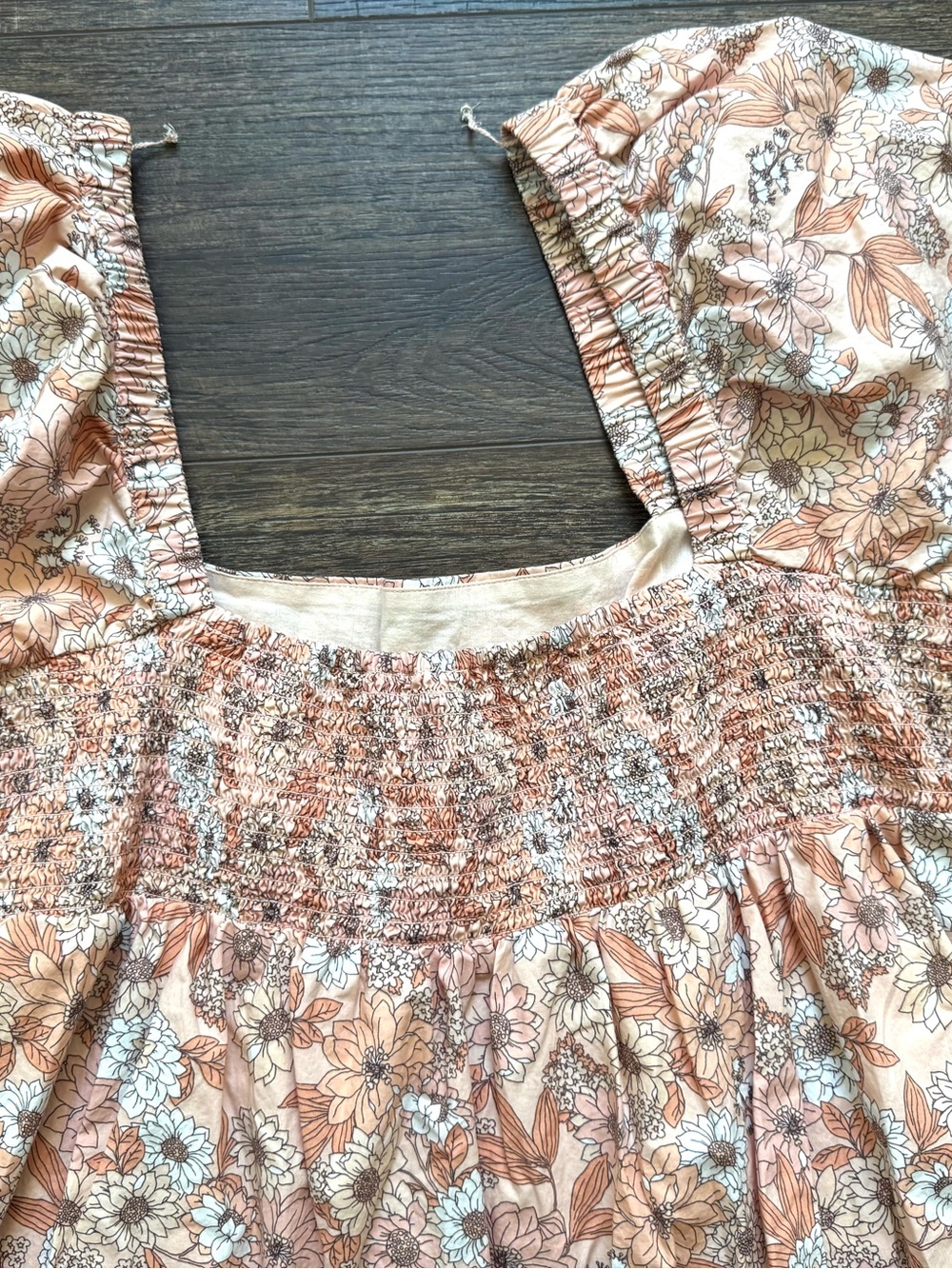 J.Crew Squareneck Cotton Poplin Dress in Zinnia Floral XL - Picture 5 of 9